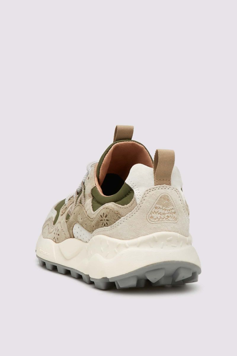 Flower Mountain YAMANO 3 UNI Sneakers Herren Beige Grün | 716-DGKQPI