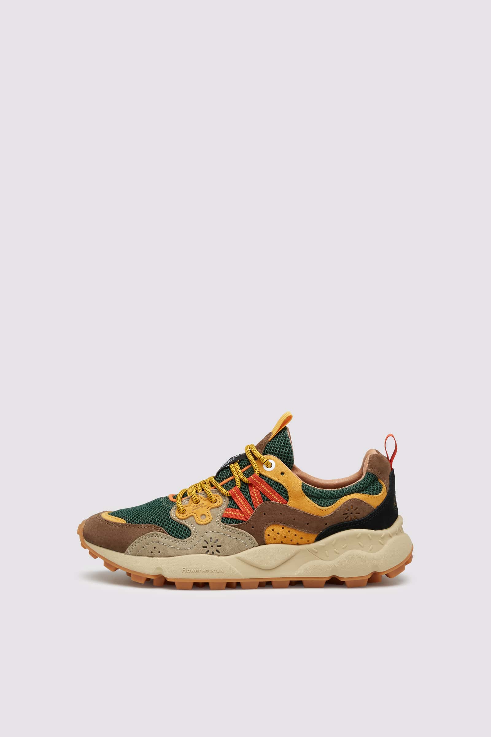 Flower Mountain YAMANO 3 UNI Sneakers Herren Grau Grün | 529-SVHKZC