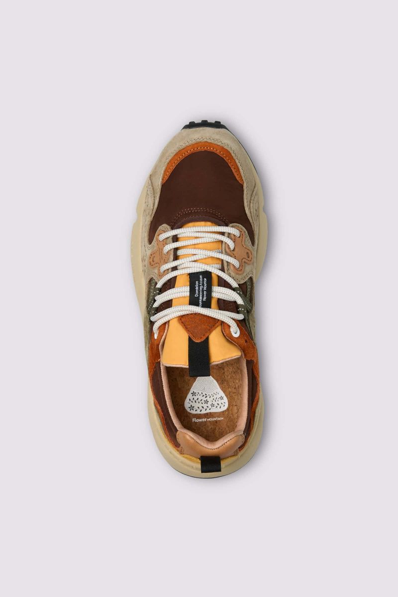 Flower Mountain YAMANO 3 UNI Sneakers Herren Grau Braun | 906-OPFXMW