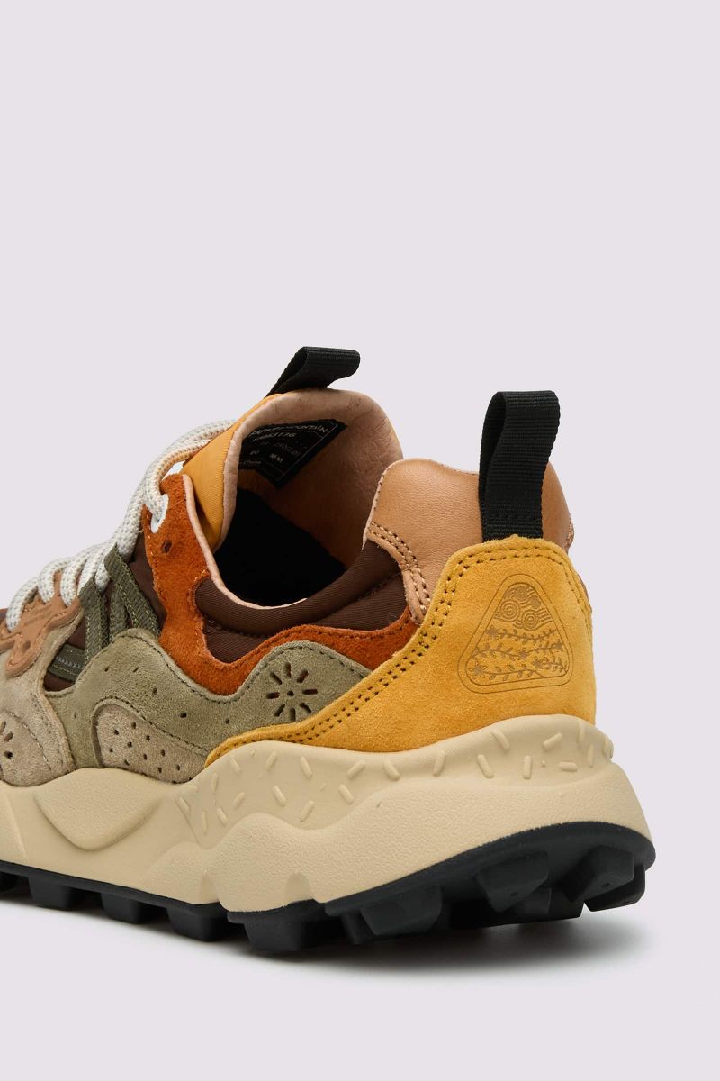 Flower Mountain YAMANO 3 UNI Sneakers Herren Grau Braun | 906-OPFXMW