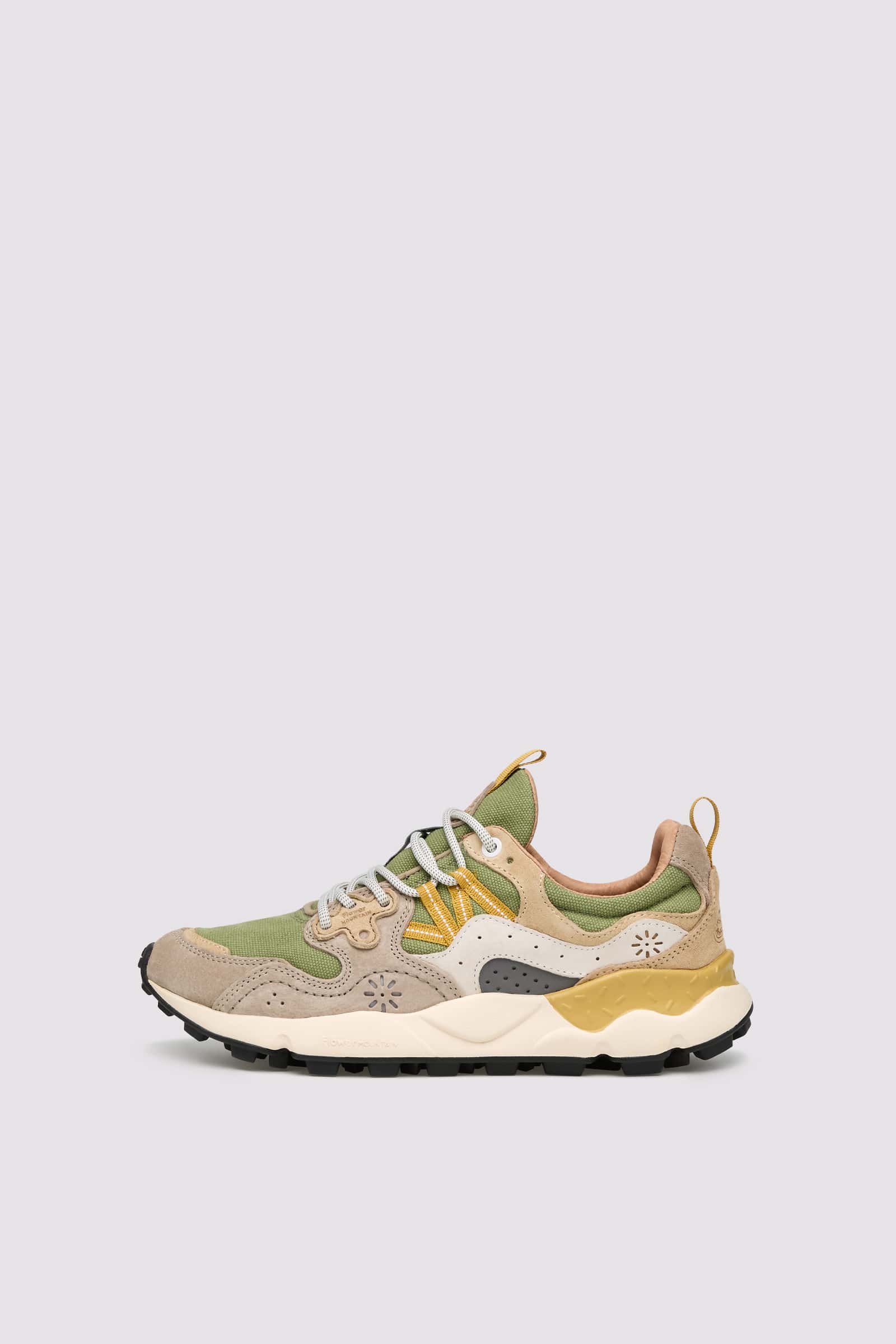 Flower Mountain YAMANO 3 UNI Sneakers Herren Beige Grün | 967-VDAWGS