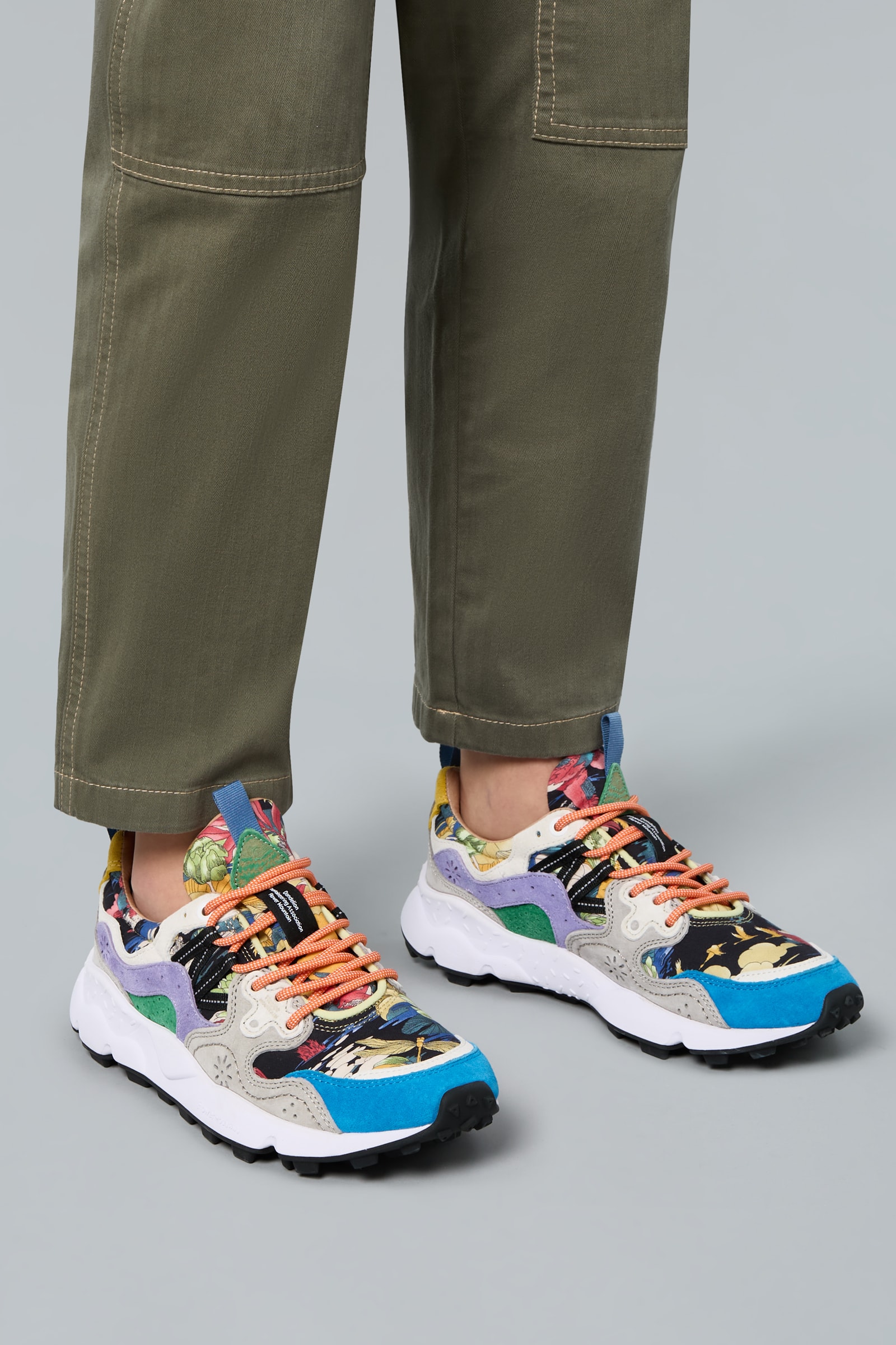 Flower Mountain YAMANO 3 UNI Sneakers Herren Hellblau | 263-KPSEFT