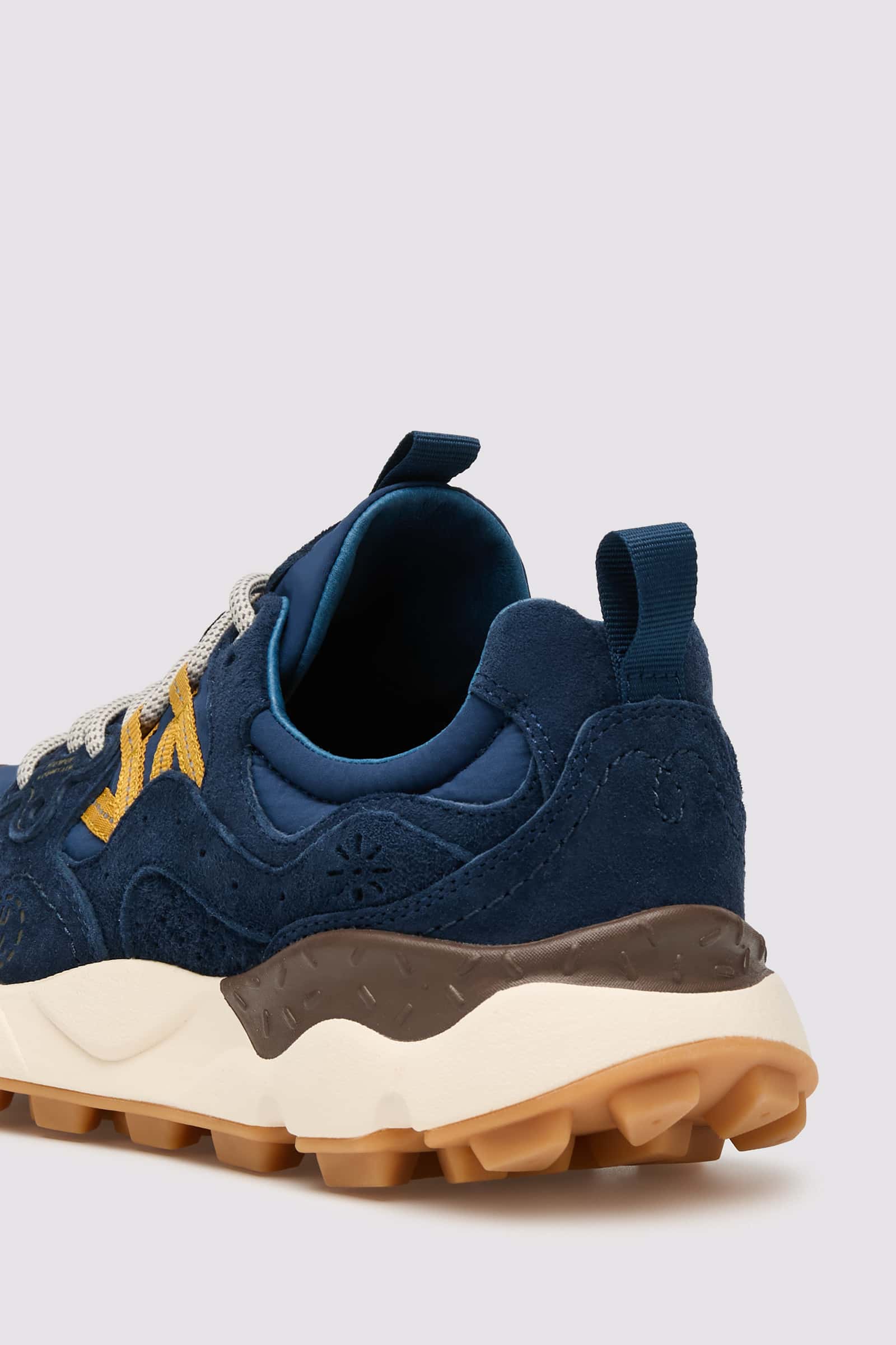 Flower Mountain YAMANO 3 UNI U.W. Sneakers Damen Blau Braun | 254-OLHXJQ